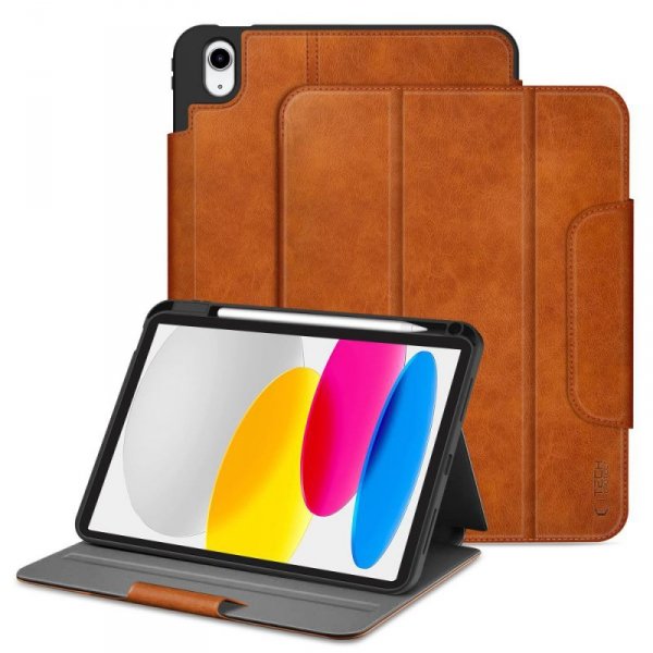 TECH-PROTECT FLEECE – Etui do iPad 10.9 (10. gen. 2022) / 11 (A16, 11. gen. 2025) – Brązowe