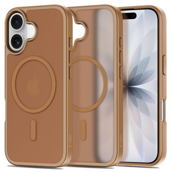Etui Magnetyczne Tech-Protect BasicMag do iPhone 17 Matte Brown (Matowy Brąz)
