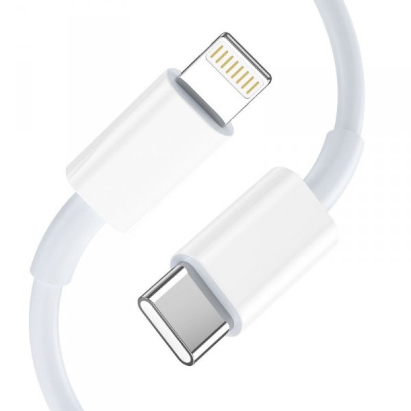 Szybka Ładowarka Sieciowa Tech-Protect NCA45W-GAN 2-Port PD 45W / QC3.0 + Kabel Lightning White