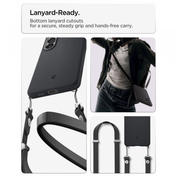 Etui Spigen Nano Pop Mag MagSafe do Samsung Galaxy S26 Black Sesame (Czarny Sezam)