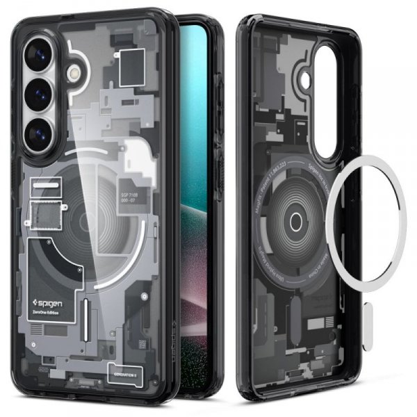 Etui Spigen Ultra Hybrid Mag MagSafe do Galaxy S26 Zero One Black