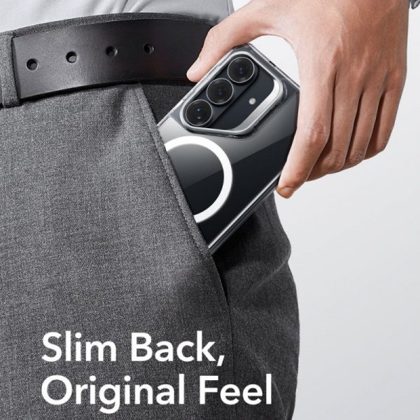 Etui MagSafe ESR Classic Hybrid do Samsung Galaxy S26 Case z podstawką Nóżka Clear