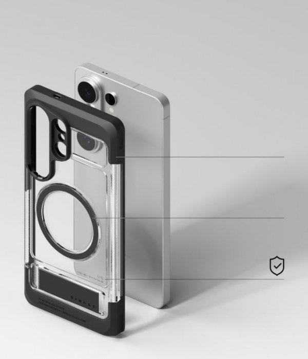 Etui Ringke UX Magnetic do Samsung Galaxy S26 Ultra MagSafe – Przezroczyste