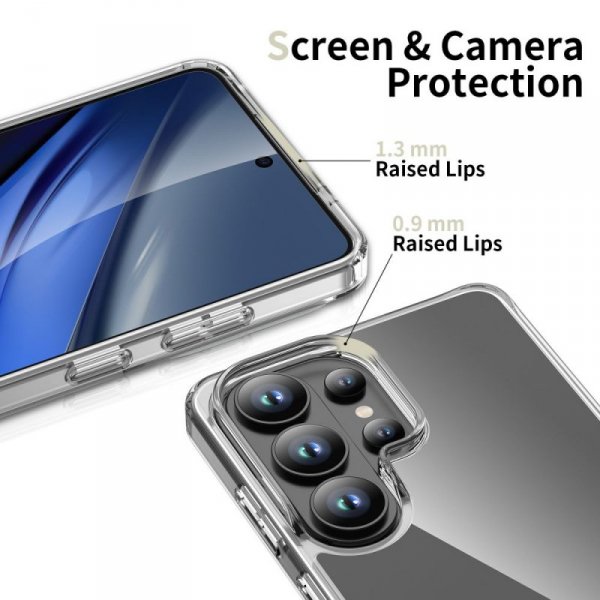 Etui do Samsung Galaxy S26 Ultra – Tech-Protect Flexair Hybrid – Clear / Przezroczyste