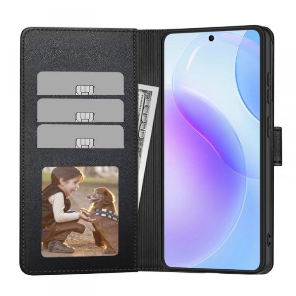 Etui z klapką do Samsung Galaxy S26 – Tech-Protect Wallet – Czarny Portfel
