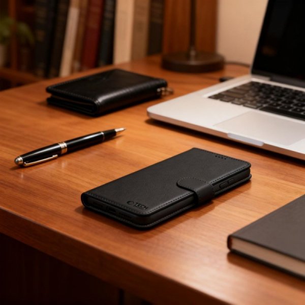 Etui z klapką do Samsung Galaxy S26 – Tech-Protect Wallet – Czarny Portfel