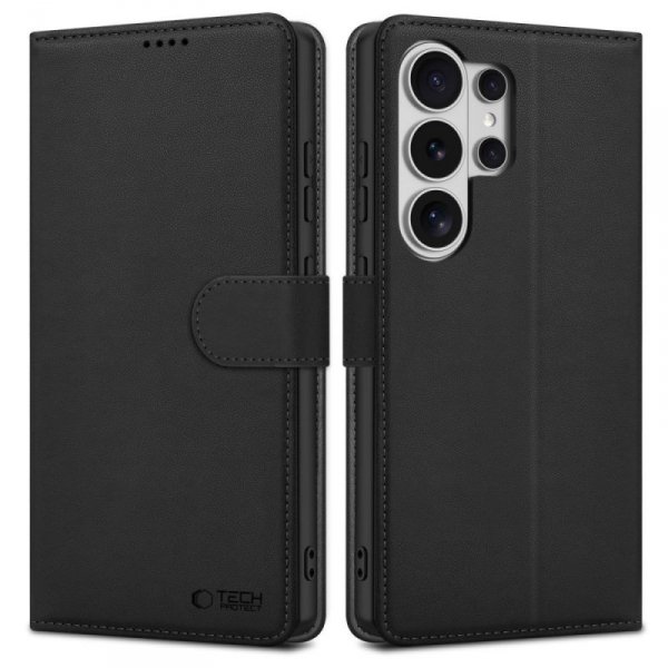 Etui z klapką do Samsung Galaxy S26 Ultra – Tech-Protect Wallet – Black / Czarne