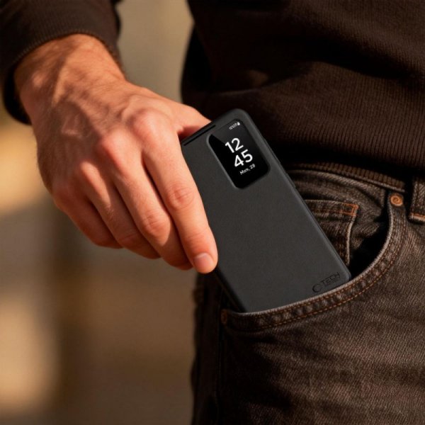 Etui Portfel do Samsung Galaxy S26 Ultra – Tech-Protect Smart Wallet – Matte Black