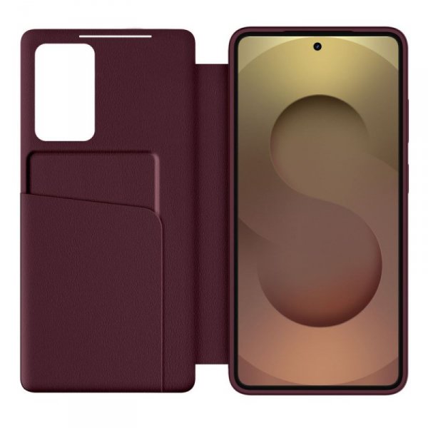 Etui z klapką do Samsung Galaxy S26 Plus Portfel Mulberry Ciemnofioletowe