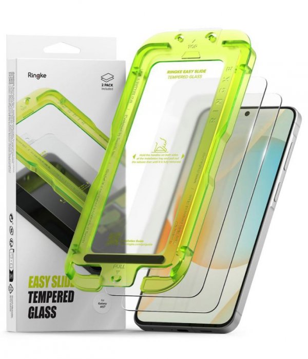 Szkło Hartowane Ringke Easy Slide do Samsung Galaxy A57 5G 2-Pack Clear