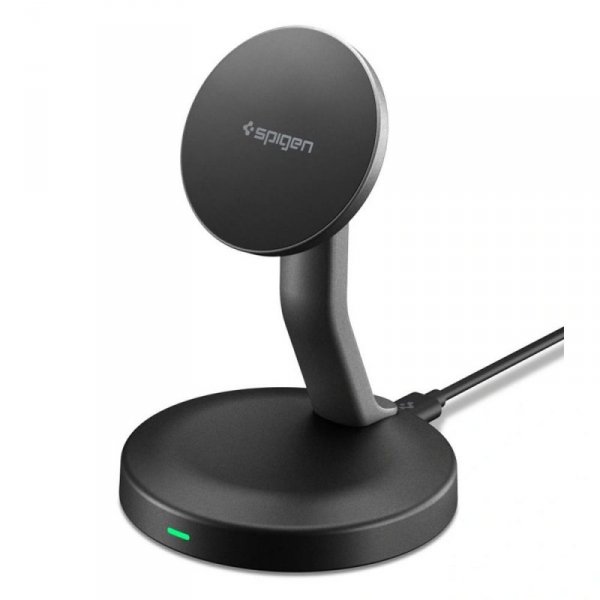 Ładowarka bezprzewodowa MagSafe 15W SPIGEN Essential EF151MS – magnetyczna, czarna