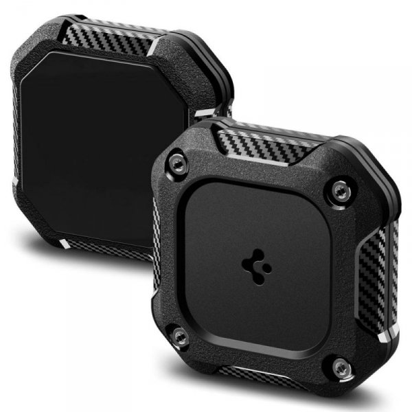 Etui Spigen Tough Armor (4-pack) do Apple AirTag 1 / 2 – czarne (black)