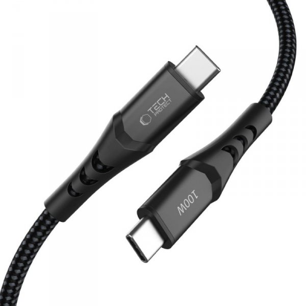 Kabel Tech-Protect UB11T UltraBoost Type-C PD 100W / QC3.0 200cm – czarny (black)
