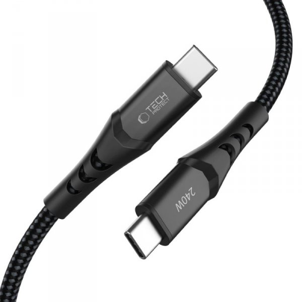 Kabel Tech-Protect UB11T UltraBoost Type-C PD 240W / QC3.0 100cm – czarny (black)