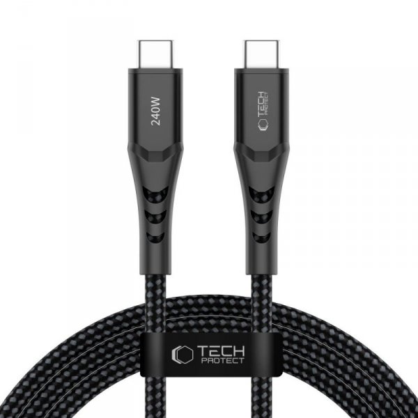 Kabel Tech-Protect UB11T UltraBoost Type-C PD 240W / QC3.0 200cm – czarny (black)