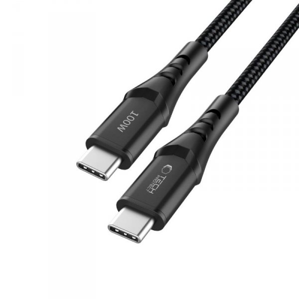 Kabel Tech-Protect UB11T UltraBoost Type-C PD 100W / QC3.0 100cm – czarny (black)