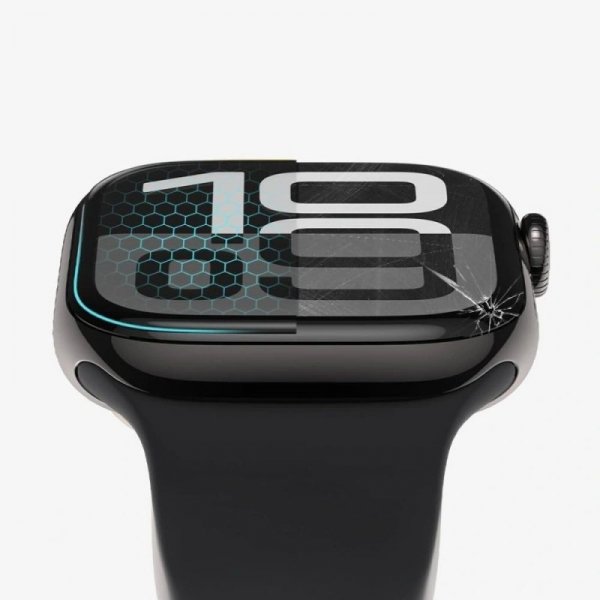 Szkło hybrydowe Tech-Protect Glass Flex+ (2-Pack) do Huawei Watch Fit 5 – Czarne (Black)