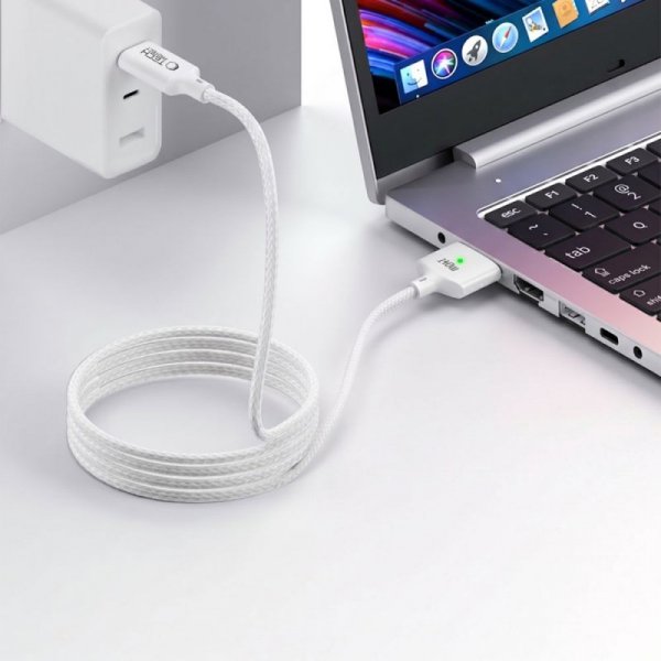 Tech-Protect MMC01 UltraBoost Magnetic MagSafe 3 140W 2m White – Kabel do MacBook