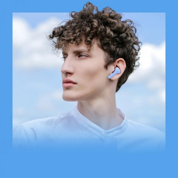 Acefast T6 dokanałowe słuchawki bezprzewodowe TWS Bluetooth - jasnoniebieskie