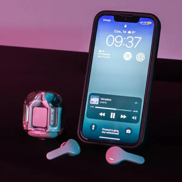 Acefast T6 dokanałowe słuchawki bezprzewodowe TWS Bluetooth - szare