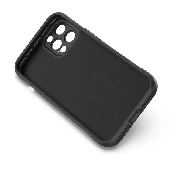 Magic Shield Case etui do iPhone 12 Pro Max elastyczny pancerny pokrowiec ciemnoniebieski