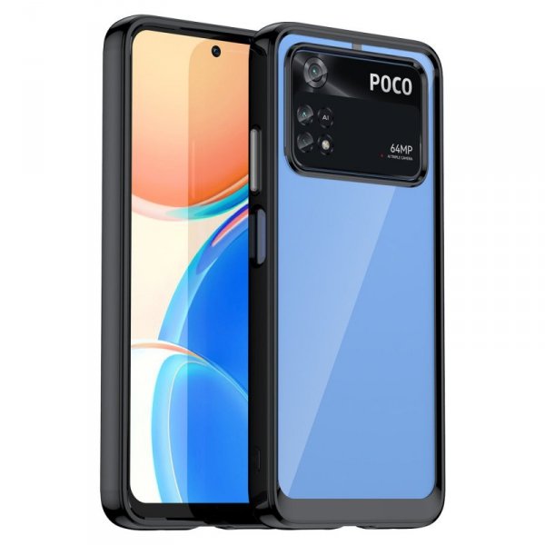 Etui silikonowe Outer Space Case do Xiaomi Poco M4 Pro 5G - czarne