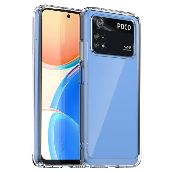 Etui silikonowe Outer Space Case do Xiaomi Poco M4 Pro 5G - czarne