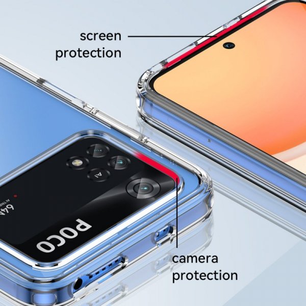 Etui silikonowe Outer Space Case do Xiaomi Poco M4 Pro 5G - niebieskie
