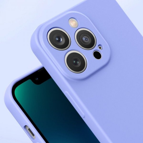 Silicone case etui iPhone 13 Pro Max silikonowy pokrowiec miętowozielone