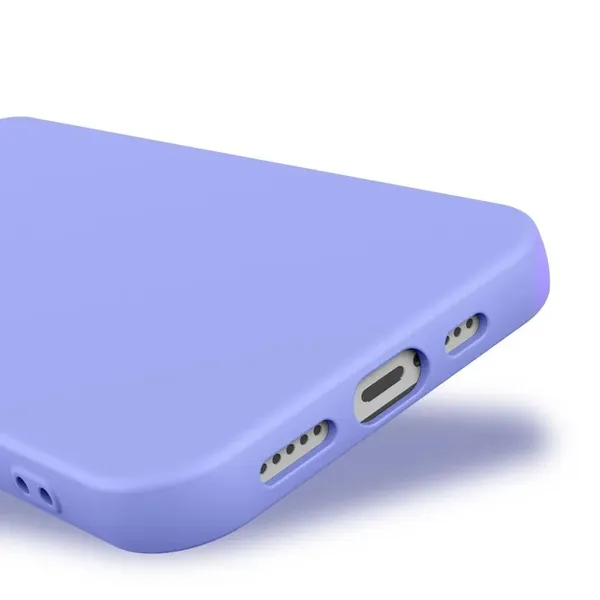 Silicone case etui iPhone 13 Pro silikonowy pokrowiec miętowozielone