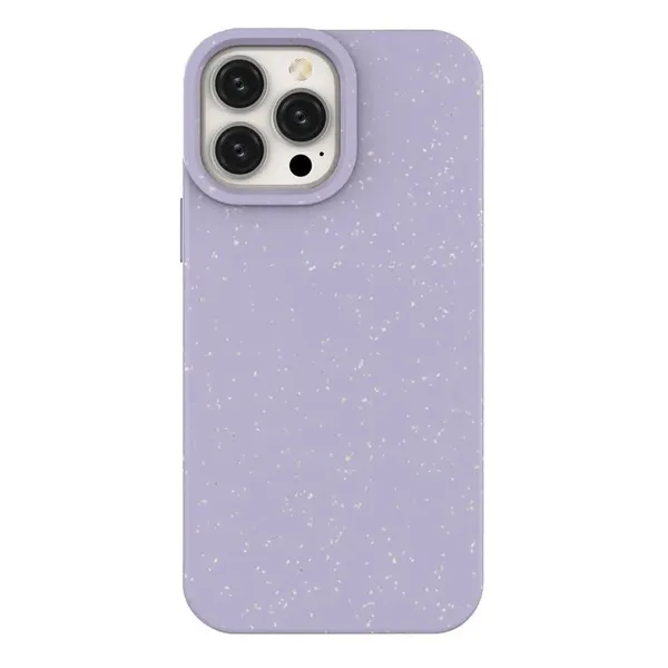 Eco Case etui iPhone 14 Plus silikonowy degradowalny pokrowiec fioletowe