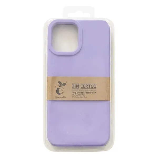 Eco Case etui iPhone 14 Plus silikonowy degradowalny pokrowiec fioletowe