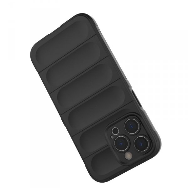 Magic Shield Case etui do iPhone 14 Pro Max elastyczny pancerny pokrowiec ciemnoniebieski