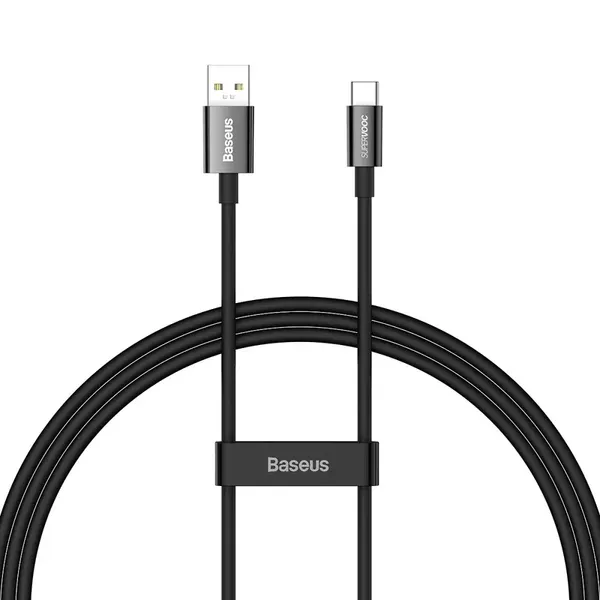 Baseus Superior Series kabel SUPERVOOC USB-A do USB-C 65W 1m czarny