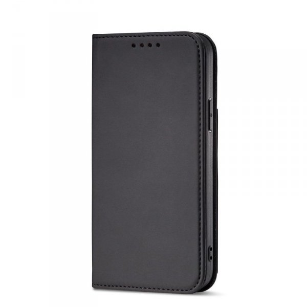 Magnet Card Case etui Samsung Galaxy S23 Ultra pokrowiec z klapką portfel podstawka czarne