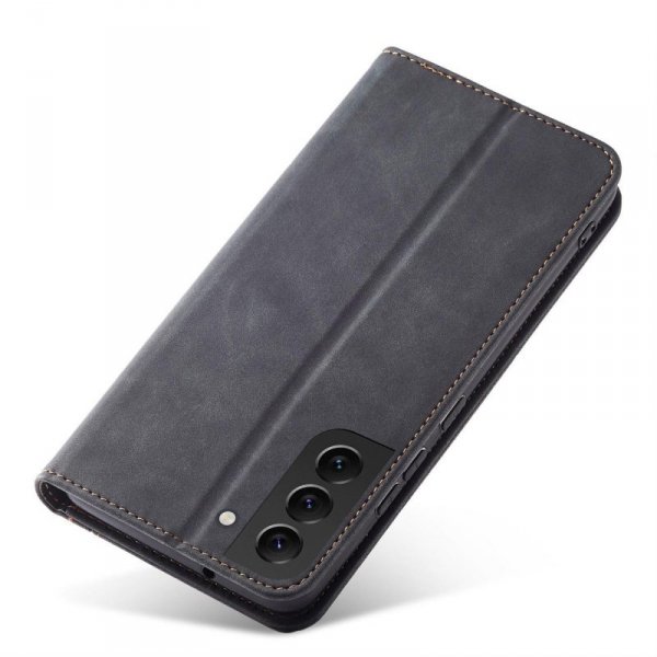 Magnet Fancy Case etui Samsung Galaxy S23 Ultra pokrowiec z klapką portfel podstawka czarne