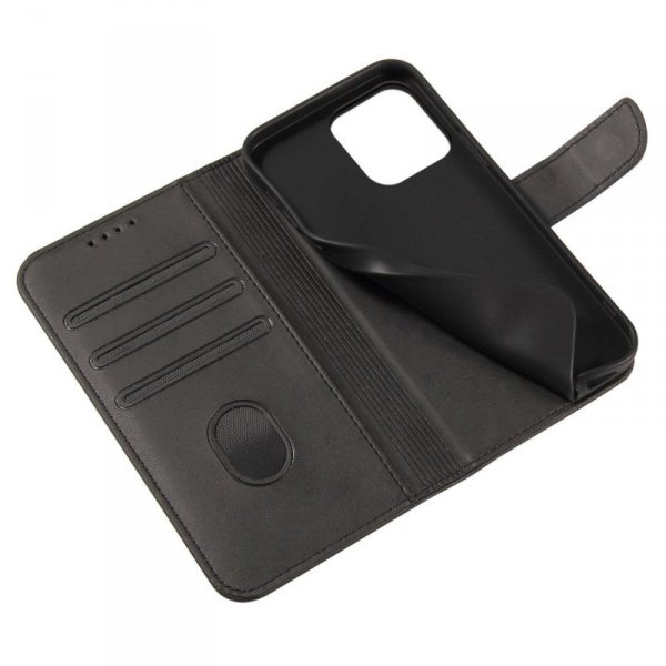 Magnet Case etui TCL 205 pokrowiec z klapką portfel podstawka czarne