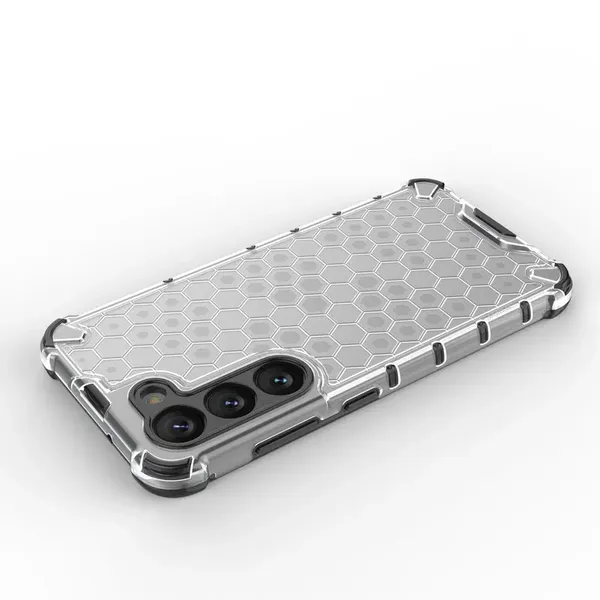 Honeycomb etui do Samsung Galaxy S23 pancerny hybrydowy pokrowiec przezroczyste