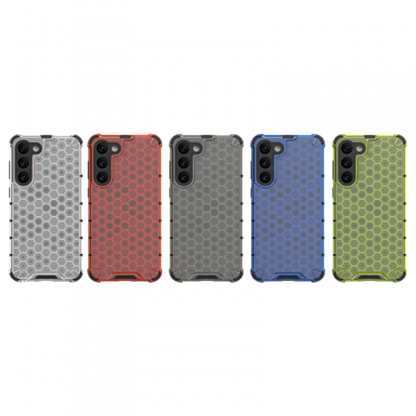 Honeycomb etui do Samsung Galaxy S23+ pancerny hybrydowy pokrowiec czarne