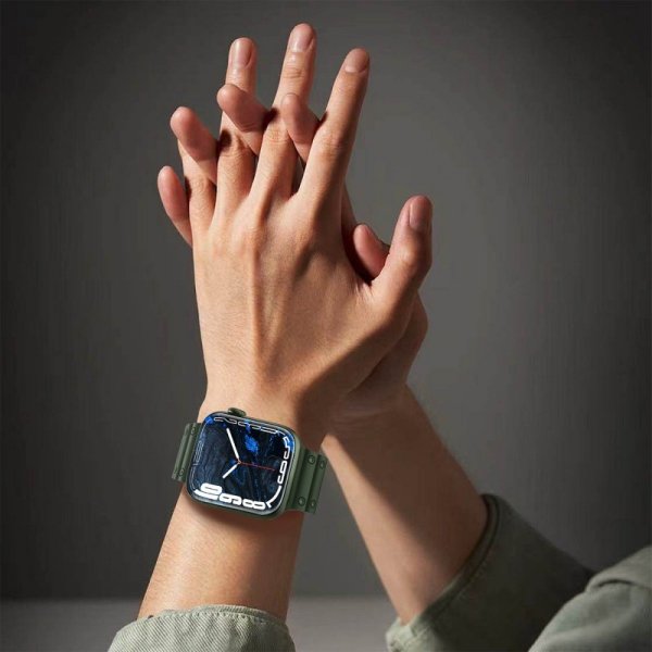 Pasek Strap Triple Protection do Apple Watch 38 / 40 / 41 mm opaska bransoleta - granatowy
