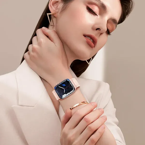 Pasek Strap Triple Protection do Apple Watch 38 / 40 / 41 mm opaska bransoleta - beżowy