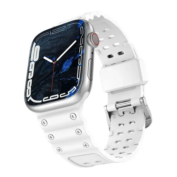 Pasek Strap Triple Protection do Apple Watch 38 / 40 / 41 mm opaska bransoleta - biały