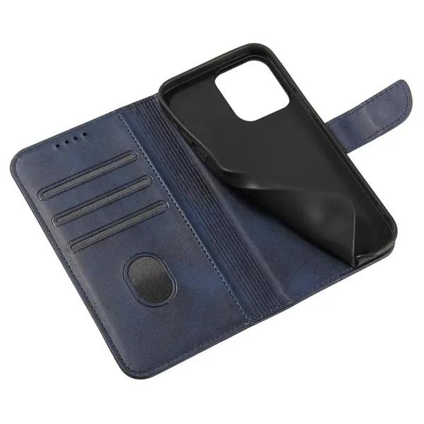 Magnet Case etui do Samsung Galaxy A54 5G pokrowiec z klapką portfel podstawka niebieskie