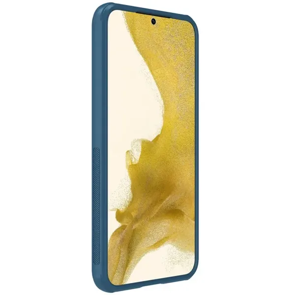 Nillkin Super Frosted Shield Pro etui Samsung Galaxy S23+ pancerny pokrowiec + podstawka na telefon niebieskie
