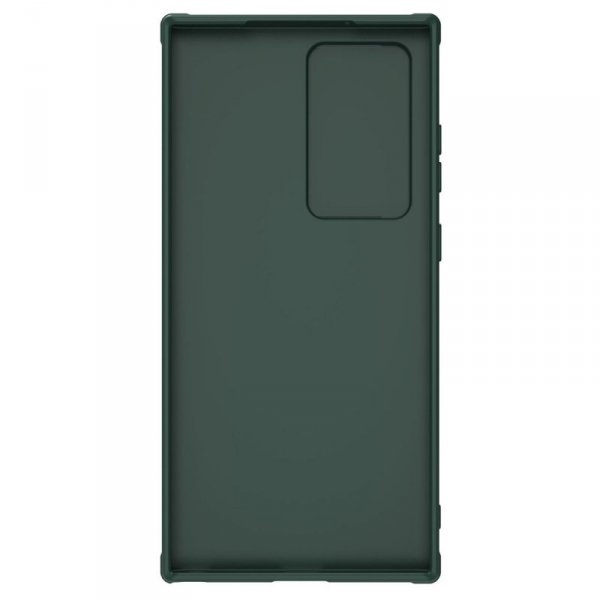 Nillkin Textured S Case etui Samsung Galaxy S22 Ultra pancerny pokrowiec z osłoną na aparat zielone