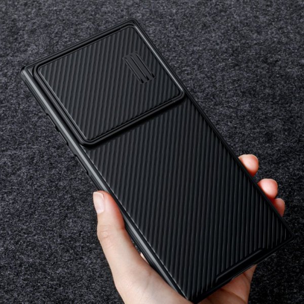 Nillkin CamShield S Case etui Samsung Galaxy S23 Ultra pancerny pokrowiec osłona na aparat zielone