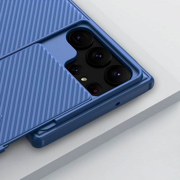 Nillkin CamShield S Case etui Samsung Galaxy S23 Ultra pancerny pokrowiec osłona na aparat zielone