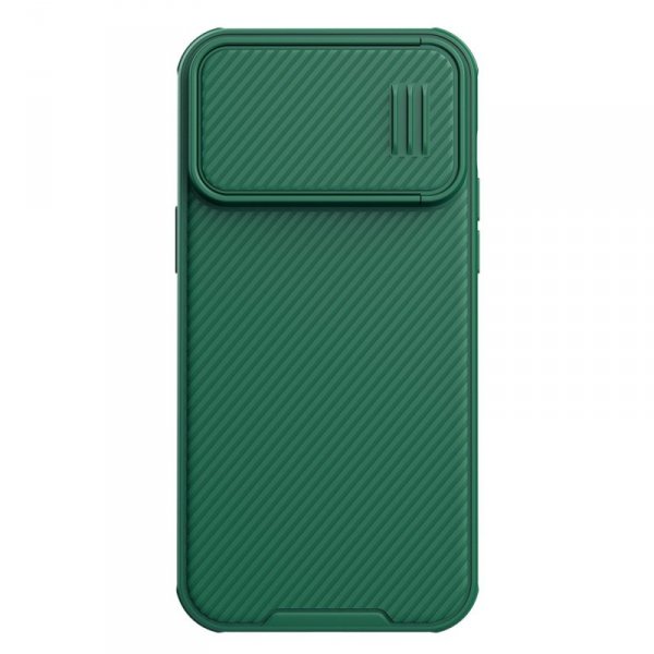 Nillkin CamShield S Case etui iPhone 14 Pro Max pancerny pokrowiec osłona na aparat zielone