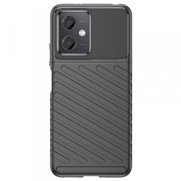 Thunder Case etui Xiaomi Poco X5 5G / Redmi Note 12 5G silikonowy pancerny pokrowiec czarne