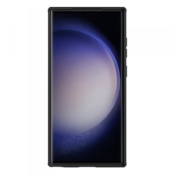 Nillkin CamShield Pro Magnetic Case etui do Samsung Galaxy S23 Ultra magnetyczne MagSafe z osłoną na aparat czarne